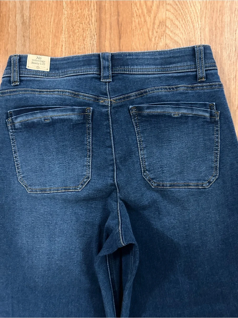 Democracy Dark Blue Wide-Leg High-Rise Jeans